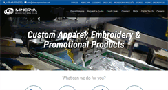 Desktop Screenshot of minervapromotions.com